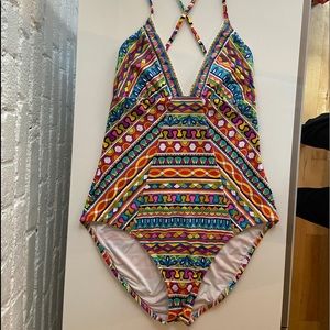 Trina Turk sexy one-piece bathing suit.